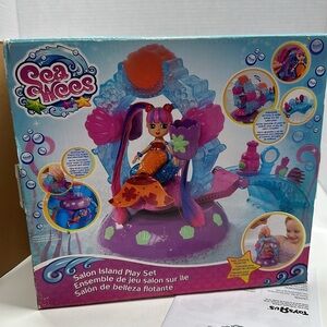 Sea Wees Salon Island Play Set Mermaid Toy 2012 Toys R Us Orginal Box Rare Y2K